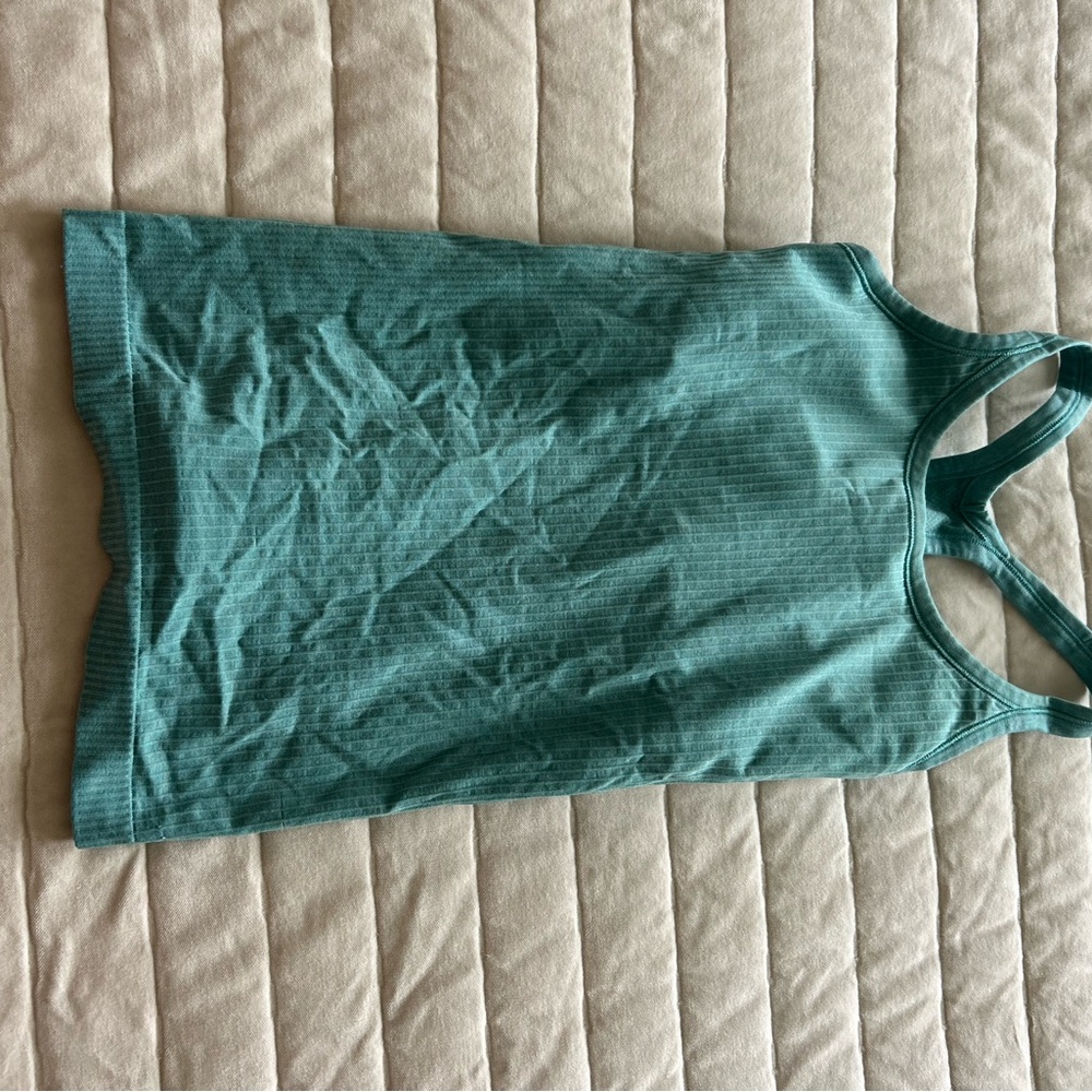 Lululemon Athletica Teal Tank Top